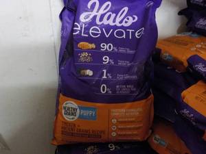 lot 266 image: 20 lb. Bag Holo Elevate Puppy Food...