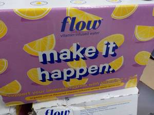 lot 271 image: 12 x 16.9 oz Flow Vitamin Infused Water