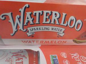 lot 290 image: 2 x 12 packs Waterloo Watermelon Sparkling Water