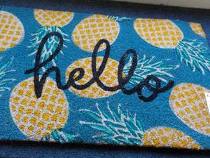 lot 69 image: Sun Squad Door Mat 18 x 30 Hello