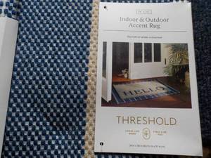 lot 79 image: 2 Threshold IndoorOutdoor Door Mats 24 x 36
