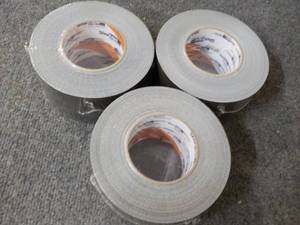 lot 87 image: Shurtape 3 Rolls 3 x 60 yards Industrial Grade Cloth (duct tape)