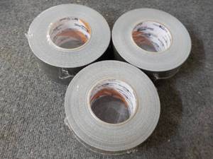 lot 88 image: Shurtape 3 Rolls 3 x 60 yards Industrial Grade Cloth (duct tape)