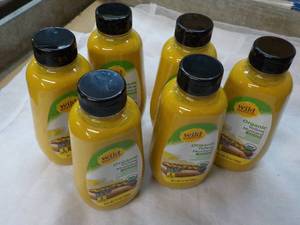 lot 131 image: 6 Wild Harvest Organic Yellow Mustard - 12 oz bottles past best date