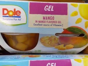 lot 144 image: Dole - 12 - 4 Packs Mango in the Mango Gel