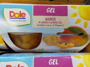lot 145 image: Dole - 12 - 4 Packs Mango in the Mango Gel