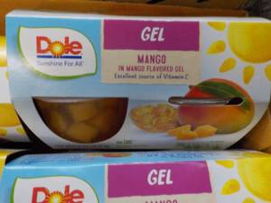 lot 148 image: Dole - 12 - 4 Packs Mango in the Mango Gel