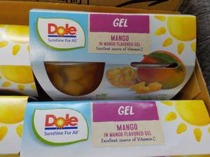 lot 149 image: Dole - 12 - 4 Packs Mango in the Mango Gel