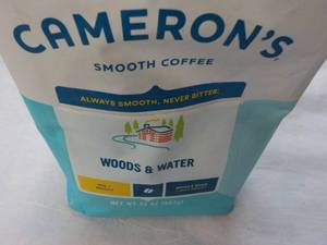 lot 153 image: Camerons Woods and Water Whole Bean Light Roast Coffee