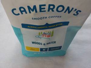 lot 154 image: Camerons Woods and Water Whole Bean Light Roast Coffee
