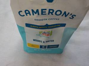 lot 156 image: Camerons Woods and Water Whole Bean Light Roast Coffee