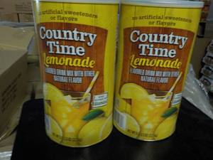 lot 178 image: 2 Country Time Lemonade 5 lb. 2.5 oz each best date 012025