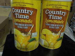 lot 179 image: 2 Country Time Lemonade 5 lb. 2.5 oz each best date 012025