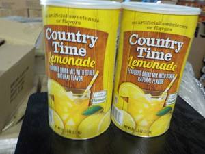 lot 181 image: 2 Country Time Lemonade 5 lb. 2.5 oz each best date 012025