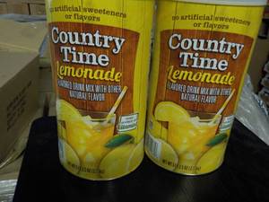 lot 182 image: 2 Country Time Lemonade 5 lb. 2.5 oz each best date 012025