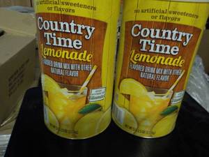 lot 183 image: 2 Country Time Lemonade 5 lb. 2.5 oz each best date 012025