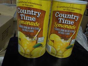 lot 184 image: 2 Country Time Lemonade 5 lb. 2.5 oz each best date 012025