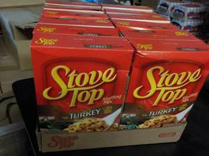 lot 197 image: 12 Pack Stove Top Turkey Stuffing Mix best date 122024