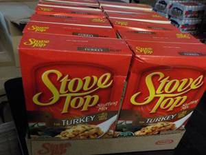 lot 198 image: 12 Pack Stove Top Turkey Stuffing Mix best date 122024