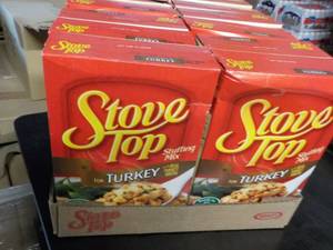 lot 199 image: 12 Pack Stove Top Turkey Stuffing Mix best date 122024