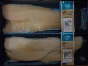 lot 330 image: K 2 Frozen Cod Fillets...