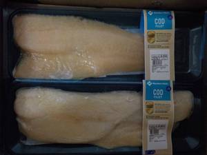 lot 331 image: K 2 Frozen Cod Fillets...