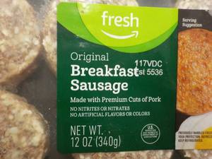 lot 342 image: e 8 x 12 Breakfast Frozen Sausage Patties
