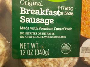 lot 346 image: e 8 x 12 Breakfast Frozen Sausage Patties