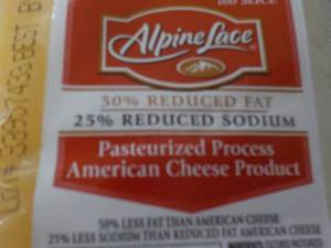 lot 359 image: Alpine Lace 5 lb. Refrigerated American Cheese Slices