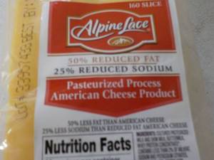 lot 361 image: Alpine Lace 5 lb. Refrigerated American Cheese Slices