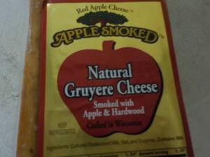 lot 364 image: Apple Smoked Natural Gruyere Refrigerated Cheese