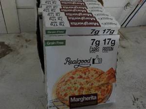 lot 391 image: A 8 Frozen Real Good Margherita Pizzas