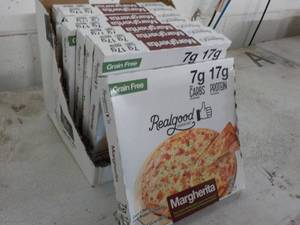 lot 392 image: A 8 Frozen Real Good Margherita Pizzas