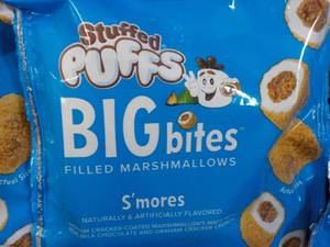 lot 401 image: 9 Stuffed Puffs Big Bites Filled Marshmallows