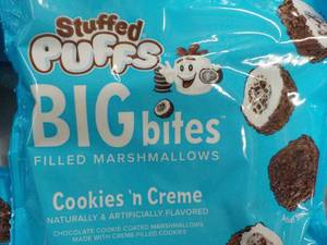 lot 405 image: 9 Stuffed Puffs Big Bites Filled Marshmallows
