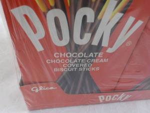 lot 415 image: 10 pkgs Pocky Chocolate Cream Covered Biscuit Sticks