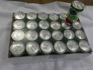 lot 418 image: 24 x 7.2 oz cans Ocean Spray Apple Juice best date 092023