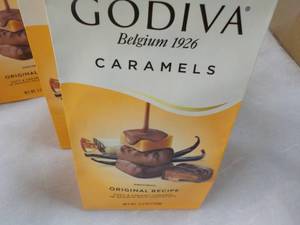 lot 429 image: 6 x 5.3 oz Pkgs Godiva Caramels...