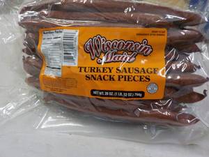 lot 460 image: 28 oz Bag Wisconsin Maid Turkey Sausage Snack Bites