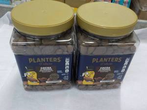 lot 508 image: 2 Planters Deluxe Cocoa Almonds 2 lb. 5 oz each