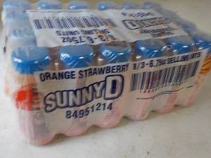 lot 523 image: 24 Sunny D Orange Strawberry ...