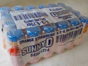 lot 524 image: 24 Sunny D Orange Strawberry ...