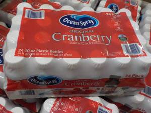 lot 530 image: 24 pack Ocean Spray Cranberry Juice...