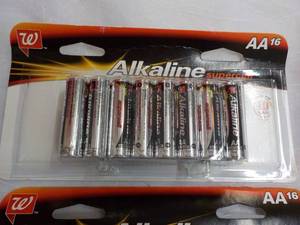 lot 551 image: 32 Alkaline AA Batteries...