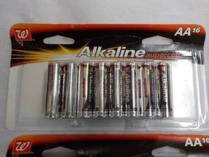 lot 558 image: 32 Alkaline AA Batteries...
