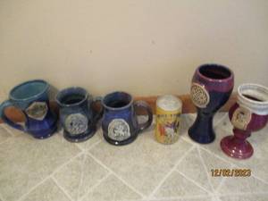 Assortment of Renaissance Cups and steins