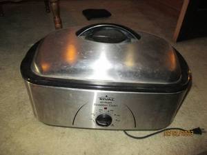 Stainless steel Rival 20qt Roaster Oven