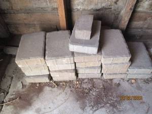 Stack of outdoor pavers