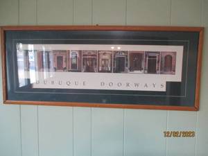 Dubuque Doorways framed and matted 4117 print