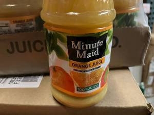 lot 155 image: Minute Maid Orange Juice